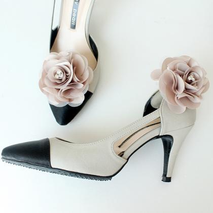 Detachable Moka Bridal Shoe Clips,shoe..