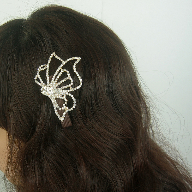 Gold Butterfly Hairpin