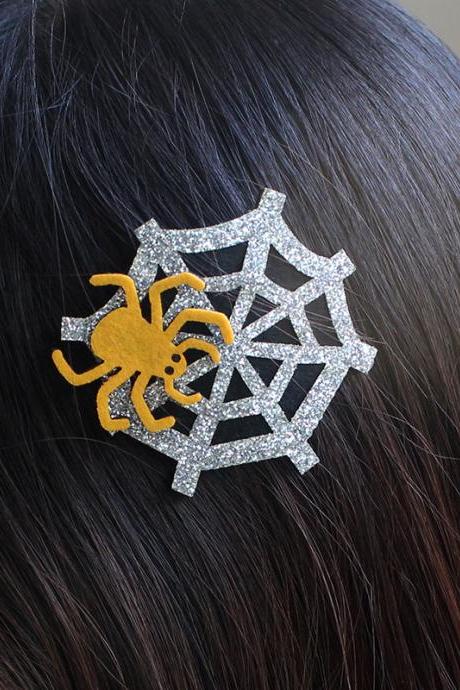 Free shipping, Halloween spider hair clip,spider, Holiday hair clip